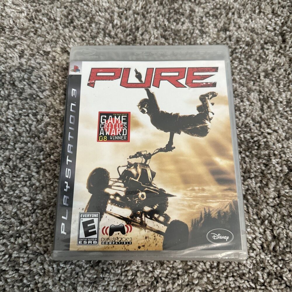 Pure (Sony PlayStation 3, 2008) Black Label Disney ATV Racing PS3 New Sealed